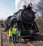 Out chasing steam with Grandpa